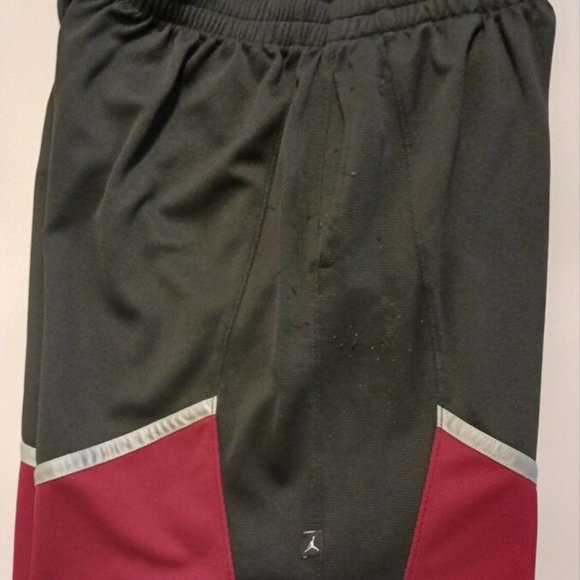 2 (Jordan) Basketball Shorts (Black/Gray)-and-(Black/Red)-(Pre-owned)-(L)-$30.00 - Picture 5 of 6